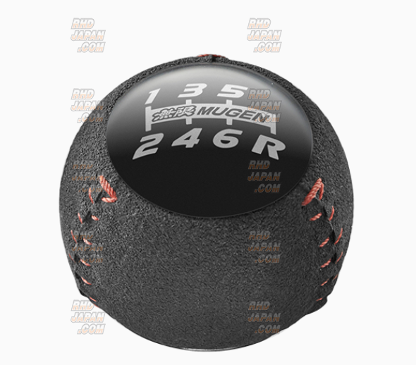 Mugen Sphere Shift Knob 6MT Alcantara - Black - RHDJapan